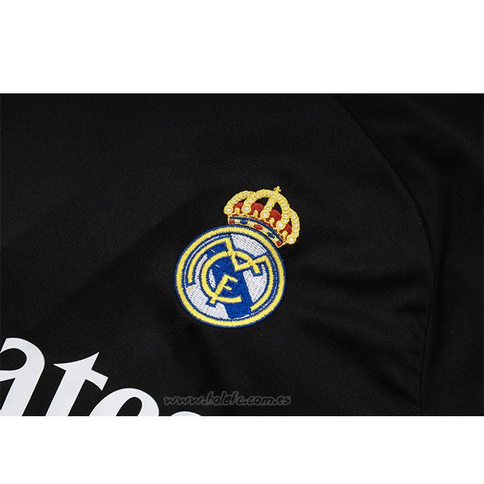 Chandal del Real Madrid Dragon Manga Corta 2024-2025 Negro y Purpura - Pantalon Corto